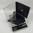 Original Vintage Old Style Standard Black Cd Jewel Case  heavy Duty  90g Lot