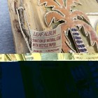 Vintage Handmade Natural Leaf Photo Album Scrapbook New Old Stock 14    X 12   