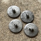 4 X Antique Military Revolutionary War Artillery Pewter Repro Uniform Buttons