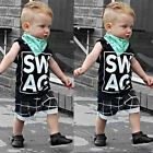 Toddler Kids Baby Boy Clothes T Shirt Tops Shorts Pants Summer 2pcs Outfits Set