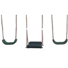 Xdp Recreation Play Kids Backyard Playset Swing Set W  Slide   See Saw open Box 