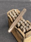Full Set Of Vintage Imperial 1 8  Letter  Metal Stamp Punches A-z   Boxed