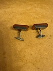 Vintage Amber Cufflinks Baltic Silver Year 1970