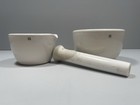 Vintage Coors Porcelain Mortar Pestle Set Lot Apothecary Lab Farmhouse Decor Usa