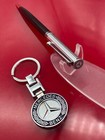Mercedes Benz Ballpoint Pen Original   Metal Key Chain Collection Glc Ring Penda