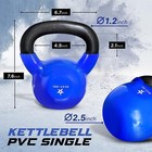 5-65lbs Kettlebells  Vinyl Coated Cast Iron For Dumbbell Exercises  Full Workout