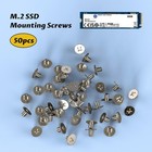 M 2 Ssd Mounting Screws Kit 50pcs Pcie Nvme Screws  Silver