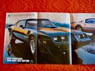 1979 Pontiac Trans Am   Formula  - Original 4 Page Foldout Ad  - Very Good  Cond