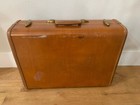 Vintage Suitcase  Samsonite Luggage  Travel Bag  Overnight Bag  Leather Suitcase