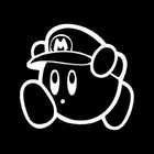 Mario Kirby Vinyl Sticker Decal For Macbook Air Pro Laptop Car Window Suv Bumper