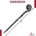 Medieval Inspired Gifts For Her Forged Iron Twisted Spiral Design Hair Stick