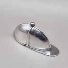 Sterling Silver Jockey Cap Vesta Case Match Safe Holder