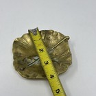 1951 Vintage Virginia Metalcrafters 3-58 Ginko Leaf Tree Heaven Brass Dish Tray