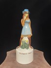 Vtg  Royal Enfield Porcelain Hippie flower Child Decanter 1968 Set Of 2