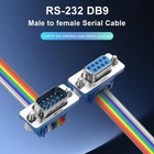 Db9 Serial Extension Cable Rs232 Db9 Male To Female Straight Through Serial Cabl