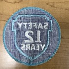 Greyhound Bus  Driver Patch  12 Safety Years  3 Inch Diameter