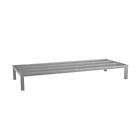 60  X 24  X 8  Kitchen Aluminum Dunnage Rack Commercial Floor Shelf