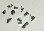 10 Monopoly Board Game Replacement Pieces  10 Pewter Color Modern Game Pieces