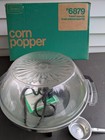 Sears Vintage Corn Popper 1968 4 Qt Oil Popcorn Electric Mcm Atomic W box  Works