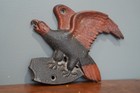 Antique Cast Iron Insurance Heraldic Eagle Fire Mark Plaque Vintage Shield Rare
