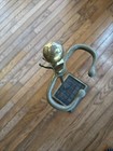 Vintage 1970s Premium Brass   Cast Iron Fireplace Stand 28   h X9   w