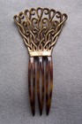 Auguste Bonaz Signed Hair Comb Art Deco  1920s  No Us Import Fees