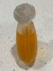 Vintage Lalique Parfum Glass Bottle W  Engraved Flowers   15 Fl Oz 4 5 Ml A51102