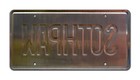 Rocky Iv   Sylvester Stallone   Sothpaw   Stamped Replica Prop License Plate