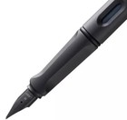 Lamy Safari Fountain M Pen Steel Matte Black New No Box No Ink
