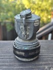 Vintage Justrite Miners Lamp Carbide Air Cooled Grip Pat Pend