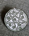 Pentagram Pizza 1 25 Inch Soft Enamel Lapel Pin Pinback Brand New Gift Idea Pins