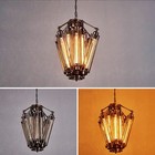 Industrial Chandelier Vintage Steampunk Style Pendant Light Loft Ceiling Fixture