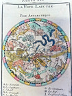 Astronomy Antarctic Pole 1683 Alain Manesson Mallet Antique Map French Edition