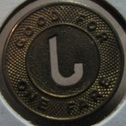 1945 Junction City  Ks Transit Lines Co  Inc  Bus Token - Kansas
