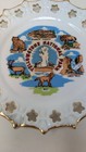 1960s Yellowstone National Park Souvenir Plate Gold Trim Edges 6 75  Hanging