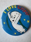 Casper  The Friendly Ghost Pin Backs  2  I Love Casper   Casper Day Bsa