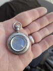Vintage Leader Coin Silver Pocket Watch Case 900 Fine Engraved Hunting