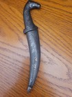 Mughal Indo Persian Dagger Damascus Steel Khanjar Antique Koftgari Hand Forged