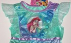 Disney Ariel Little Mermaid Fantasy Nightgown Costume Dress Pajamas Nwt New Girl