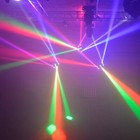 6 Head Led Rgb Moving Head Stage Lighting Beam Laser Bar Disco Party Dj Light