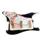 Loaded Prewired Guitar Pickguard Sss Alnico 5 Pickup 600v Capacitor For Strat St