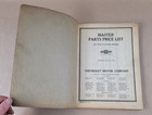 1930 Chevrolet Chevy Master Parts Price List Four Cyl Models H F Fa Fb 490 D T G