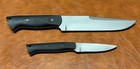 Mike Sanders Hunters Backpacker Knife Set Dual Edge Micarta Contoured Scales