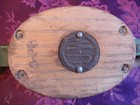 Vintage Uw Double Block   Tackle Wooden Pulley Excellent Condition