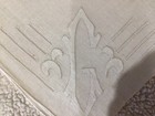 Madeira Single Hanky Cutwork   Monogrammed    g    Sz 12    White Vintage