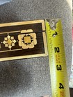 Beautiful Vintage Belarus Marquetry Inlaid Wooden Jewelry Box Zlobin Town  Ussr