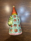Christopher Radko Vintage Ornament Quilted Santa Rare