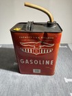 Wow   75 Rare Vintage Eagle 2 Gallon Red Metal Gas Can W  Spout For Collectors 
