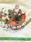 Vintage Christmas Santa Napkins Unopened Pack 16 Cocktail Beverage Amscan 10x10