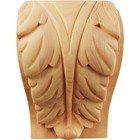 Corw05x04x07baro Extra Large Acanthus Leaf Block Wood Corbels  4 1 2 w X 3 3    